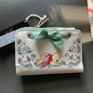 Winnie the Pooh checkered loungefly wallet